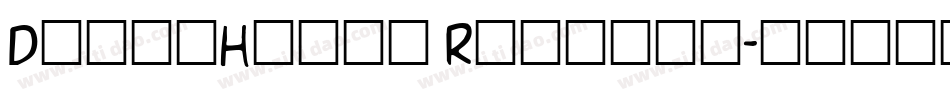 DupuyHeavy Regular字体转换